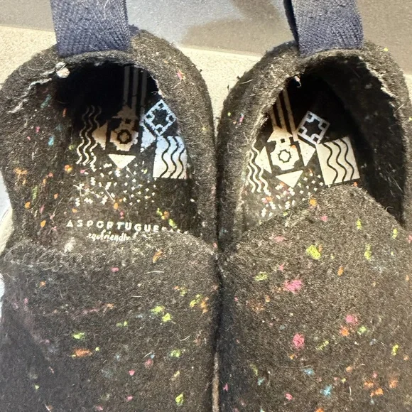 Asportuguesas Wool Slip On Shoes Size 39 Eco Friendly Made in Portugal - Picture 9 of 10